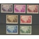 BELGICA 1932 Yv. 356/62 SERIE COMPLETA DE ESTAMPILLAS NUEVAS TUBERCULOSIS MEDICINA 130 €